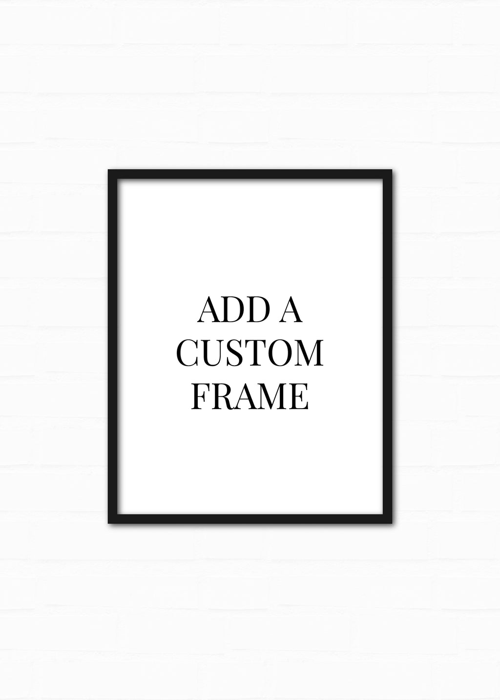 Custom Framing Add-on for Art Print or Painting