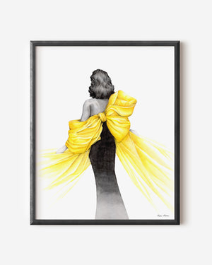 Bring Your Own Sunshine Fashion Illustration Watercolor Art Print